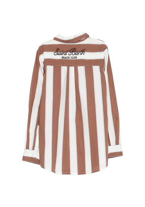 Camicia con stampa SAINT BARTH | BRIG003 MINI BRIGITTE01418L COTTON SB BEACH STRIPES